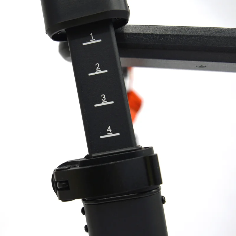 удобная регулировка уровня высоты консоли и поручней 