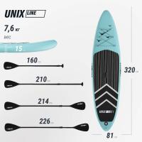 SUP-борд UNIX Line Ночные джунгли / Night Jungle (320 см)