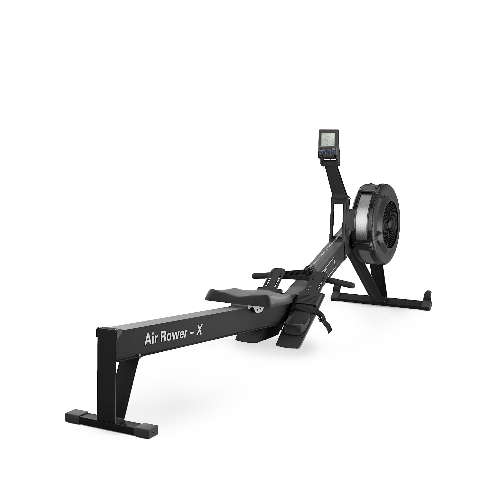 Гребной тренажер UNIX Fit  аэродинамическая нагрузка / Air Rower-X черный