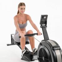 Гребной тренажер UNIX Fit аэродинамическая нагрузка / Air Rower-X черный