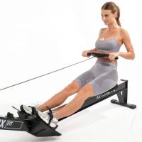 Гребной тренажер UNIX Fit аэродинамическая нагрузка / Air Rower-X черный