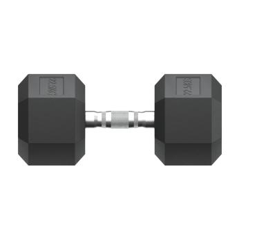 Гантель гексагональная UNIX Fit обрезиненная 22,5 кг / шт.