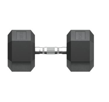 Гантель гексагональная UNIX Fit обрезиненная 27,5 кг / шт.