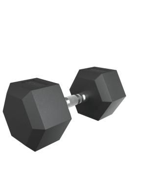 Гантель гексагональная UNIX Fit обрезиненная 27,5 кг / шт.