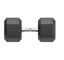 Гантель гексагональная UNIX Fit обрезиненная 32,5 кг / шт.