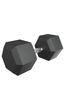 Гантель гексагональная UNIX Fit обрезиненная 37,5 кг / шт.