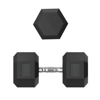 Гантель гексагональная UNIX Fit обрезиненная 37,5 кг / шт.
