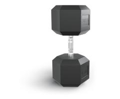 Гантель гексагональная UNIX Fit обрезиненная 47,5 кг / шт.