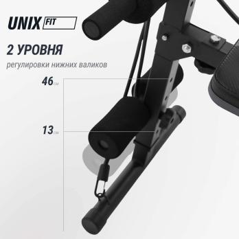 Скамья для пресса UNIX Fit для подъема корпуса / Sit-up 140