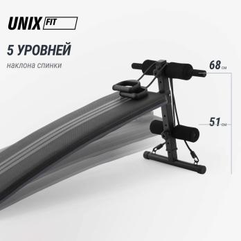 Скамья для пресса UNIX Fit для подъема корпуса / Sit-up 140