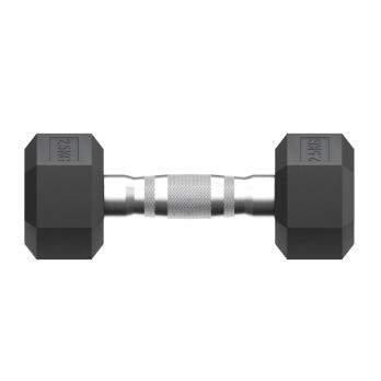 Гантель гексагональная UNIX Fit обрезиненная 2,5 кг / шт.
