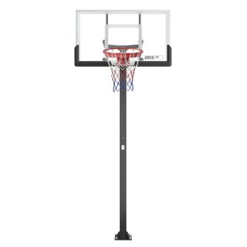 Баскетбольная стойка стационарная UNIX Line B-Stand-TG 54"x32" (140 х 80 см) R45 H230-305 см