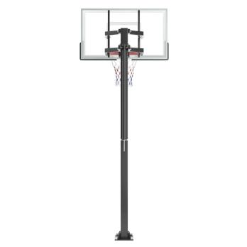 Баскетбольная стойка стационарная UNIX Line B-Stand-TG 54"x32" (140 х 80 см) R45 H230-305 см