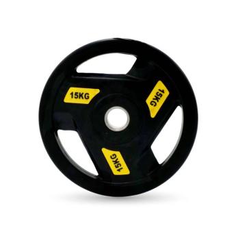 Диск обрезиненный c хватом UNIX Fit PRO 15 кг, 51 мм