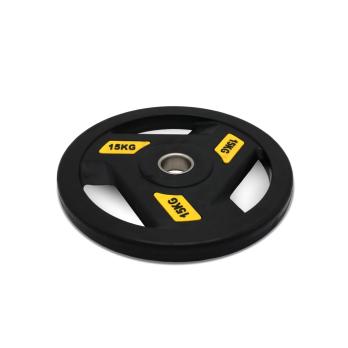 Диск обрезиненный c хватом UNIX Fit PRO 15 кг, 51 мм, 1 шт.