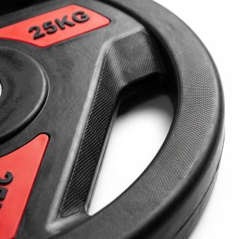 Диск обрезиненный c хватом UNIX Fit PRO 25 кг, 51 мм, 1 шт.