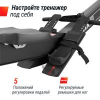 Гребной тренажер UNIX Fit Air аэромагнитный / Magnetic Rower-X черный
