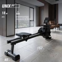 Гребной тренажер UNIX Fit механическая нагрузка / Techno Rower 360