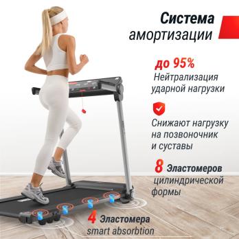 Беговая дорожка UNIX Fit Hi-tech S2 металлик