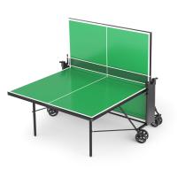 Теннисный стол UNIX Line для улицы компактный / Compact Outdoor 6 мм ACP, зеленый