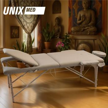 Массажный стол UNIX Безмятежность / Serenity 3 секции серый