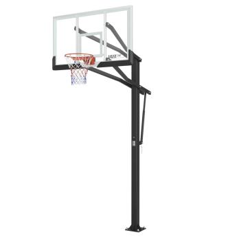 Баскетбольная стойка стационарная UNIX Line B-Stand-TG PRO 72"x42" (180 х 105 см) R45 H230-305 см