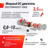 Беговая дорожка UNIX Fit Hi-tech F4 космический серый