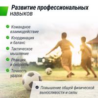 Ворота футбольные UNIX Line стальные 120x80 см переносные, 2 шт.