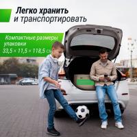 Ворота футбольные UNIX Line стальные 300x200 см переносные, 2 шт.