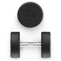 Гантель UNIX Fit PRO круглая обрезиненная 17,5 кг, 2 шт.