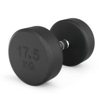 Гантель UNIX Fit PRO круглая обрезиненная 17,5 кг, 2 шт.