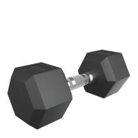 Гантель гексагональная UNIX Fit обрезиненная 12,5 кг, 2 шт.