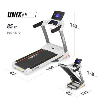 Беговая дорожка UNIX Fit MX-910 AC белый