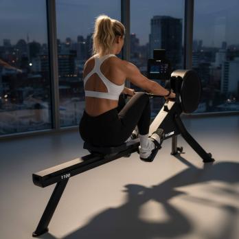 Гребной тренажер UNIX Fit Air (10.1 TFT) магнитный / Magnetic Rower-1100 PRO