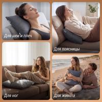 Массажная подушка UNIX Уют / Cozy Grey