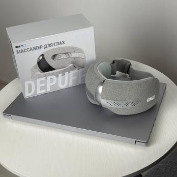 Массажер для глаз UNIX DePuff+ Grey