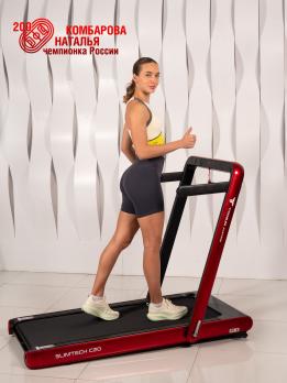 Беговая дорожка Titanium Masters Slimtech C20, красная