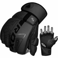 Перчатки тренировочные RDX Grappling F6 XL черн.мат.