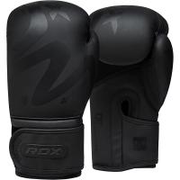 Перчатки тренировочные RDX F15 10oz черн. мат.