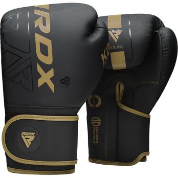 Перчатки тренировочные RDX F6 8oz черн/золот. мат.