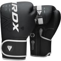 Перчатки тренировочные RDX F6 12oz черн/бел.мат.