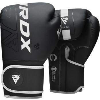 Перчатки тренировочные RDX F6 14oz черн/бел.мат.