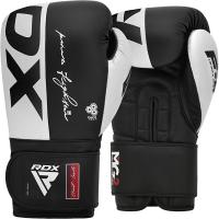 Перчатки тренировочные RDX F4 14oz черн/бел.