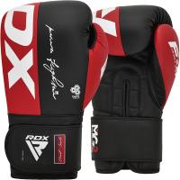 Перчатки тренировочные RDX F4 14oz красн/черн.