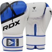 Перчатки тренировочные RDX F7 8oz бел/син.