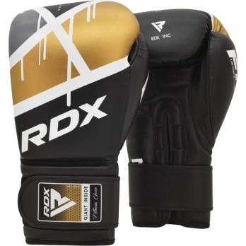 Перчатки тренировочные RDX F7 8oz черн/золот.