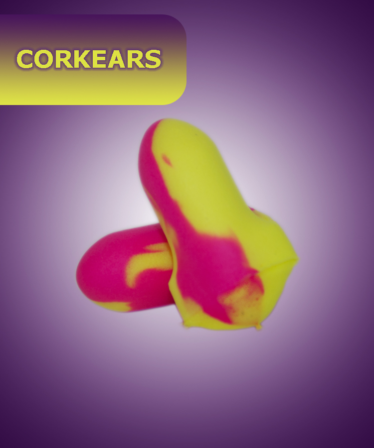 Беруши розов/желт. набор 100 пар