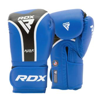 Перчатки RDX Aura Plus T-17 10oz син/черн.