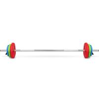 Штанга для аэробики BRONZE GYM БОДИПАМП(гриф,весовые диски 2x1,25кг,2x2,5кг,2x5кг,пара замков)