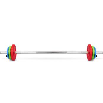 Штанга для аэробики BRONZE GYM БОДИПАМП(гриф,весовые диски 2x1,25кг,2x2,5кг,2x5кг,пара замков)